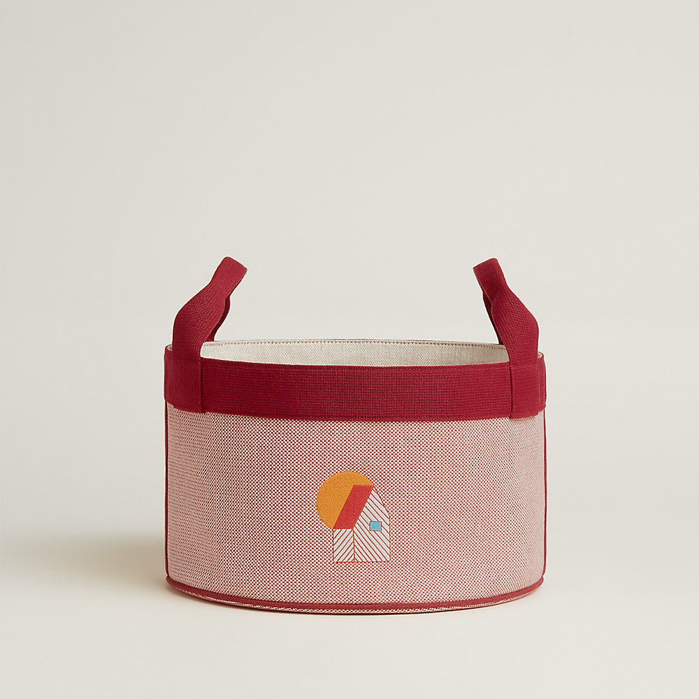ARNYSバッグ　charvet HERMES hender scheme Les Cabanes basket, small model - Red | Hermès Canada